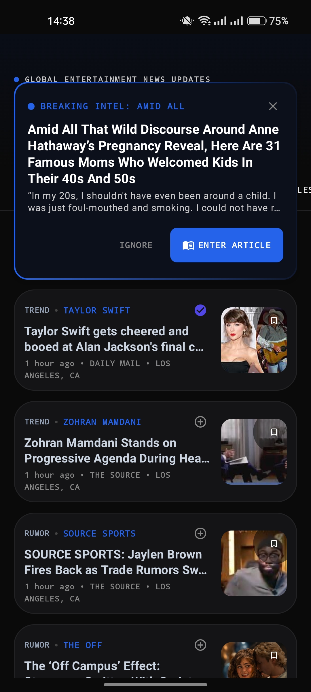 GossipIQ App Screenshot